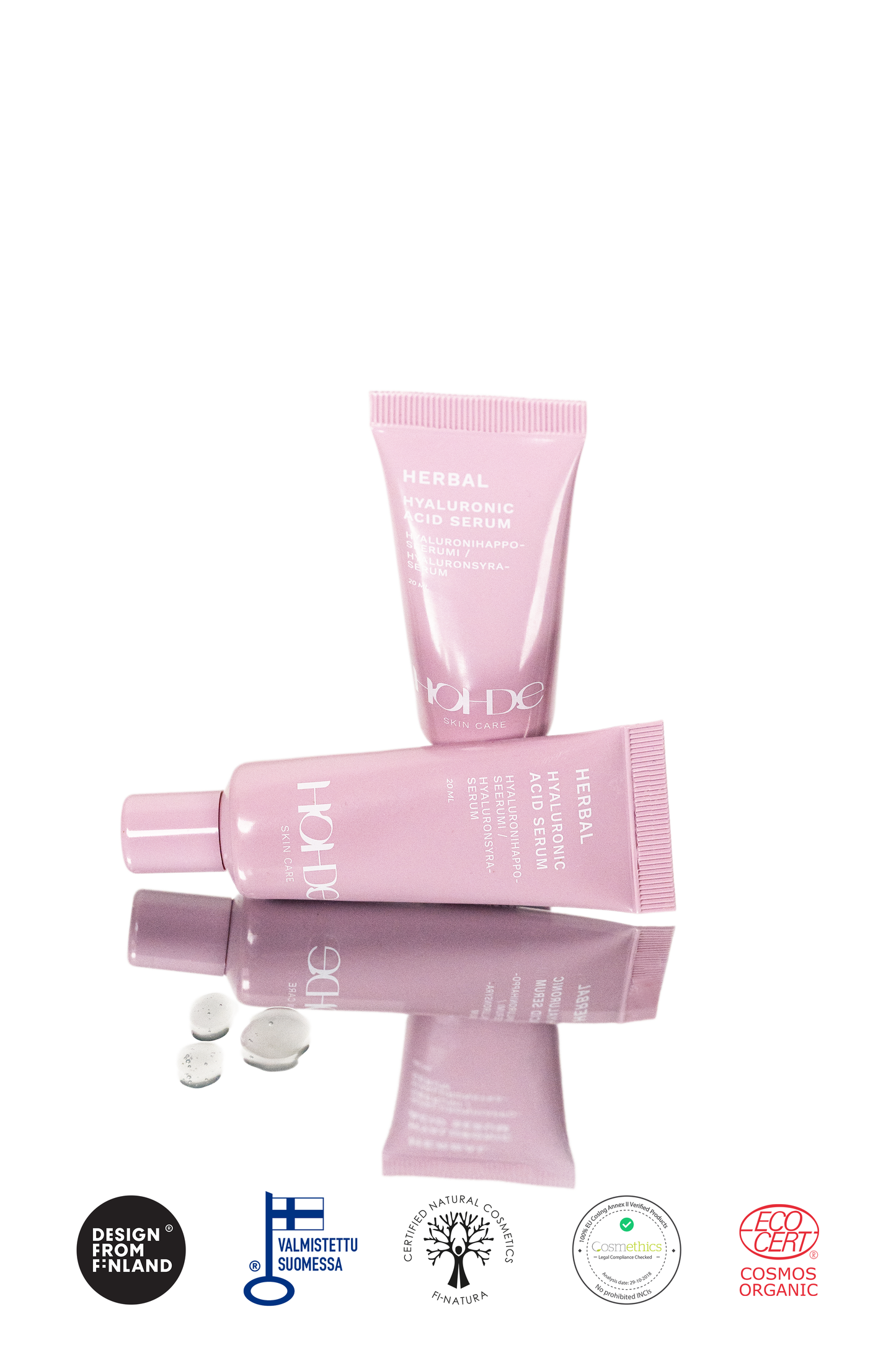 Hohde Herbal Hyaluronic Acid Serum Double Product 20ml x 2 